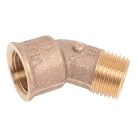 Угольник Viega 45, НВ, 1/2", бронза RX 264208