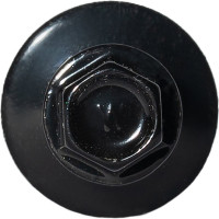 Саморез для сэндвич-панелей HARDWEX ТМ HWX16-P20-6.3/5.5x140 мм, св.№6, RUSPERT, RAL 9005, 100 шт. 5190002408395