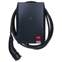 Настенная зарядная станция PCE Wallbox EV11 11 кВт, кабель 5 м со штекером Типа 2 370100