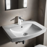 Смеситель тюльпан для раковины SANTREK AQUA-670 "MODERN" шар. d-40 SB04/SB100 высокий 276732