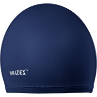 Шапочка для плавания BRADEX полиамид, темно-синяя SF 0852