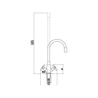 Смеситель для кухонной мойки Fmark FS8442-04
