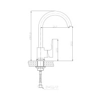 Смеситель для кухни AV Engineering (Lt) D35 AVFOB4-A315-205
