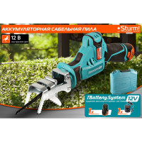 Аккумуляторная сабельная пила Sturm 1BatterySystem12V CRS1201C
