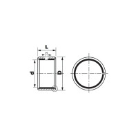 Втулка скольжения ISKRA KU10060SF2 (PCM10010560M), KU10060SF2-ISKRA