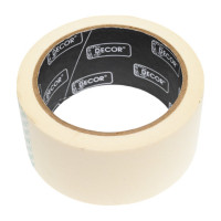 Малярная лента DЕCOR 48 мм, 25 м, креппированная, 140 мкм 11613611