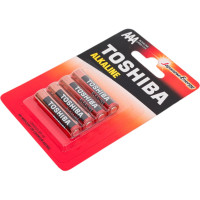 Элемент питания алкалиновый Toshiba LR03 RED 4/card 44540