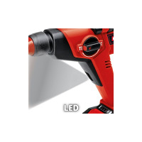 Аккумуляторный перфоратор Einhell PXC TC-HD 18/12 Li, 18 В,1.3 Дж, ЗУ + 1 аккумулятор 2.5 Ач 4513970SET