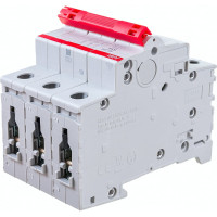 Рубильник ABB 3 полюса SD203/63 рычаг красный 2CDD283101R0063