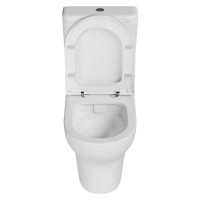 Комплект: безободковый унитаз Vitra Zentrum Rim-ex 9824b003-7207