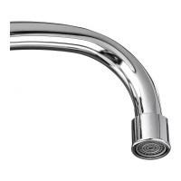 Смеситель для кухни СоюзКран поворотный излив 20см, керам. кран-буксы 1/2, хром, SK01-T215 566-010