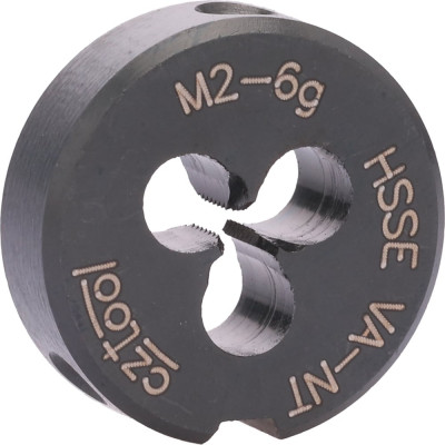 Bucovice Tools Плашка М 2 шаг 0.4мм HSSE-VA-NT 16x5мм 301020