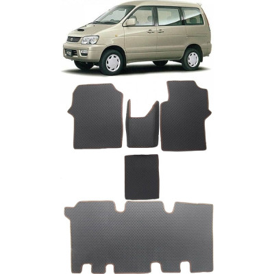 Ковры в салон автомобиля toyota town ace noah (r40, r50) правый руль 5мест 1998 - 2001 Eva Smart 3167-B5A7-S