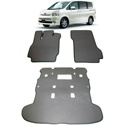 Ковры в салон автомобиля toyota voxy r70 правый руль 5мест 2007 - 2010 Eva Smart 2408-B5B5-S