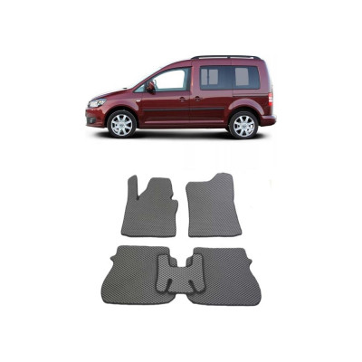 Ковры в салон автомобиля volkswagen caddy iii минивэн 2004 - 2015 Eva Smart 2340-B1A7-S