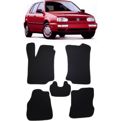 Ковры в салон автомобиля volkswagen golf iii 1991 - 1997 Eva Smart 1862-A6A6-S