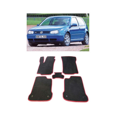 Ковры в салон автомобиля volkswagen golf iv 1997 - 2003 Eva Smart 1863-B1A7-S