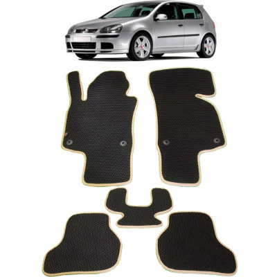 Ковры в салон автомобиля volkswagen golf v 2003 - 2009 Eva Smart 1864-B5B5-S