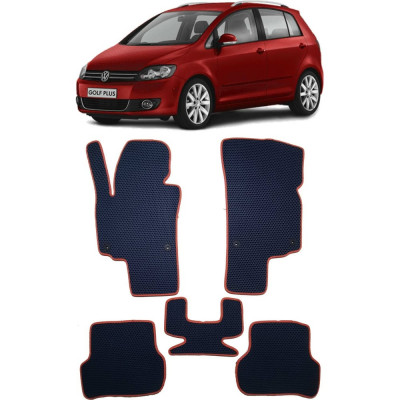 Ковры в салон автомобиля volkswagen golf v plus 2005 - 2014 Eva Smart 2060-A6B5-S