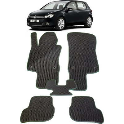 Ковры в салон автомобиля volkswagen golf vi 2009 - 2012 Eva Smart 1865-B5B1-S