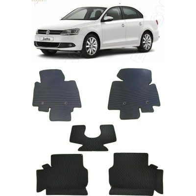 Ковры в салон автомобиля volkswagen jetta vi вариант макси 3d 2010 - 2018 Eva Smart 3379-B5A6-S