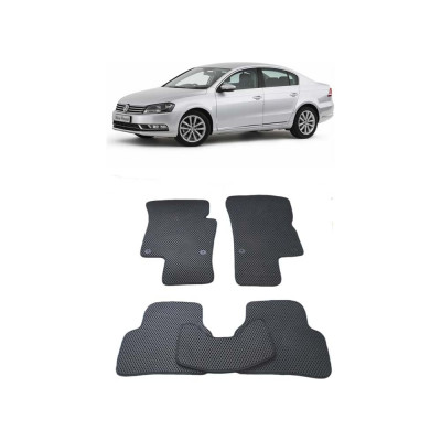 Ковры в салон автомобиля volkswagen passat b7 2011 - 2015 Eva Smart 1877-B5A6-S