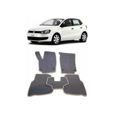 Ковры в салон автомобиля volkswagen polo v хэтчбек 2009 - 2020 Eva Smart 1881-B5B5-S