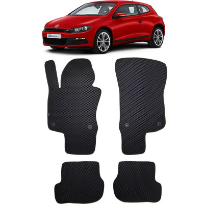 Ковры в салон автомобиля volkswagen scirocco 2008 - 2014 Eva Smart 2172-B1A6-S