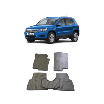 Ковры в салон автомобиля volkswagen tiguan i 2007 - 2016 Eva Smart 1883-B5A7-S