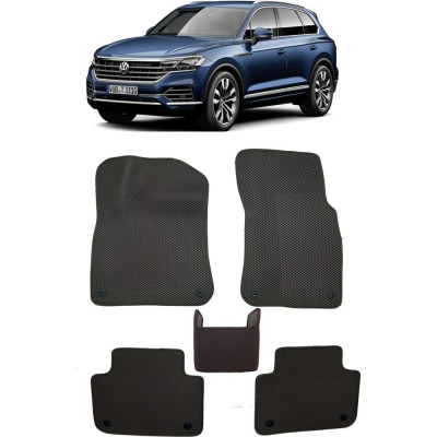 Ковры в салон автомобиля volkswagen touareg iii 2018 - Eva Smart 2812-B5B5-S