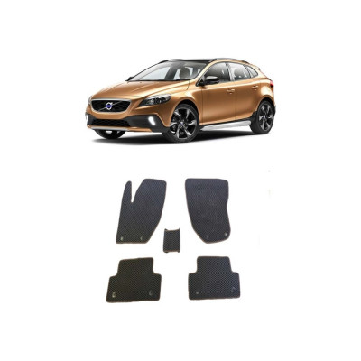 Ковры в салон автомобиля volvo v40 ii 2012 - 2019 Eva Smart 1899-B5B1-S