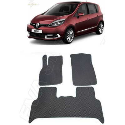 Ковры в салон автомобиля renault scenic iii 5мест 2009 - 2016 Eva Smart 1706-B5B1-S