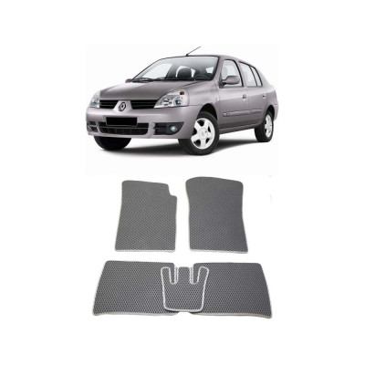 Ковры в салон автомобиля renault symbol i 1998 - 2008 Eva Smart 1708-A6A7-S