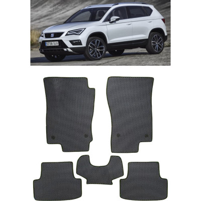 Ковры в салон автомобиля seat ateca i 2016 – 2020 Eva Smart 3556-B5A1-S