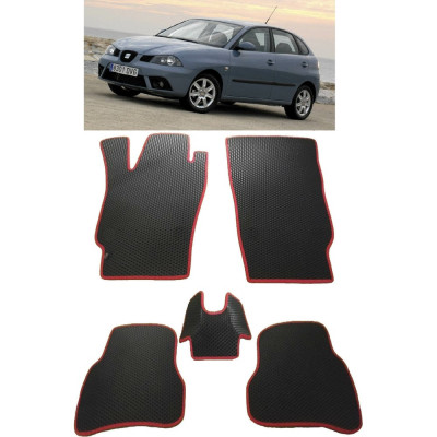 Ковры в салон автомобиля seat ibiza iii хэтчбек рестайлинг 2006 - 2008 Eva Smart 3104-B5A1-S