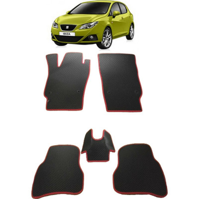 Ковры в салон автомобиля seat ibiza iv хэтчбек 2008 - 2017 Eva Smart 2491-B1B1-S