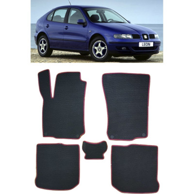 Ковры в салон автомобиля seat leon i 1999 - 2006 Eva Smart 3521-B1B1-S