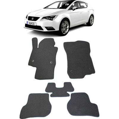 Ковры в салон автомобиля seat leon ii 2005 - 2012 Eva Smart 1717-B5A6-S