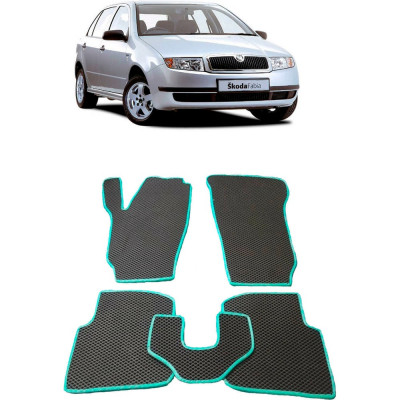 Ковры в салон автомобиля skoda fabia i 1999 - 2007 Eva Smart 2507-B5A7-S