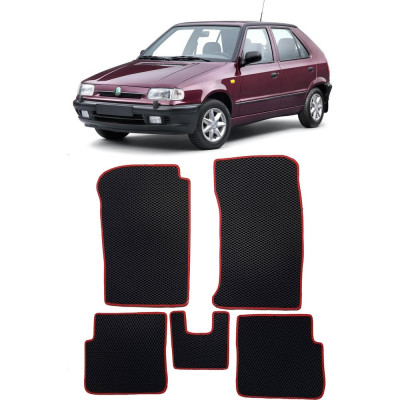 Ковры в салон автомобиля skoda felicia i хэтчбек 1994 - 1998 Eva Smart 3371-B5A6-S