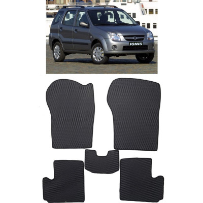 Ковры в салон автомобиля suzuki ignis ii 2003 – 2008 Eva Smart 3309-B5B1-S