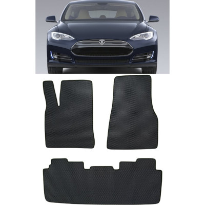 Ковры в салон автомобиля tesla model s 2012 - 2016 Eva Smart 3563-B5B2-S