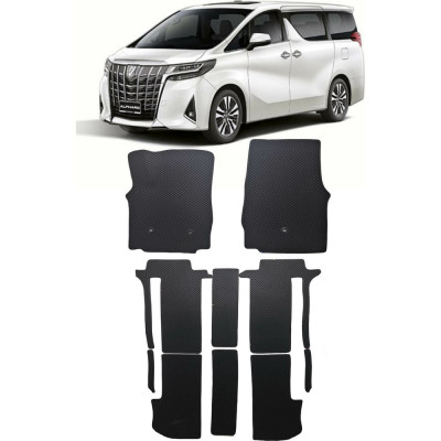 Ковры в салон автомобиля toyota alphard iii рестайлинг 7мест 2017 - Eva Smart 3195-B1A1-S