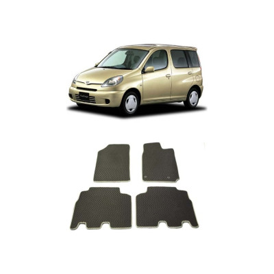 Ковры в салон автомобиля toyota funcargo правый руль 1999 - 2005 Eva Smart 2008-B5B5-S