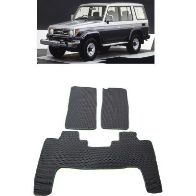 Ковры в салон автомобиля toyota land cruiser 70 1984 - 2007 Eva Smart 2901-B1B5-S