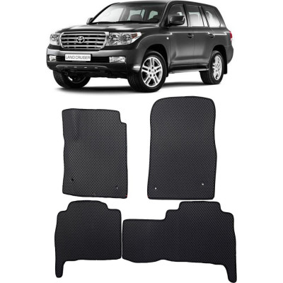 Ковры в салон автомобиля toyota land cruiser 200 2007 - 2011 Eva Smart 1822-A6A6-S