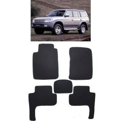 Ковры в салон автомобиля toyota land cruiser prado 90 1996 - 2002 Eva Smart 2058-B5B2-S