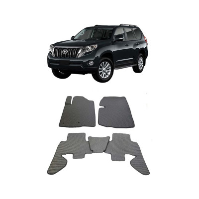 Ковры в салон автомобиля toyota land cruiser prado 150 вариант макси 3d 2013 - 2017 Eva Smart 2106-B5B1-S