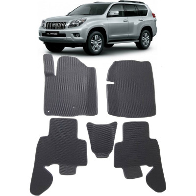 Ковры в салон автомобиля toyota land cruiser prado 150 вариант макси 3d 2009 - 2013 Eva Smart 2425-B5B5-S