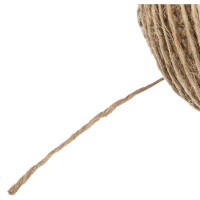 Джутовый шпагат L 100 м, 2-ниточный, 1120 текс, 15 кгс СИБРТЕХ Рос 93876